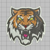 Дизайн для вязания "Тигр"