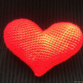 Вязаное сердце