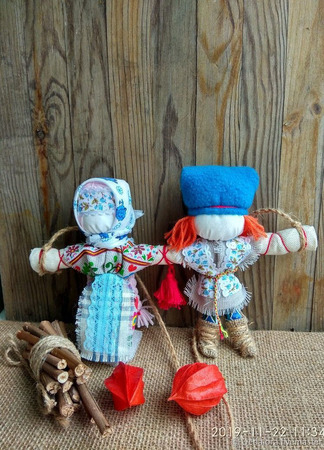 Народная кукла оберег  Неразлучники. Подарок на свадьбу, годовщину. ручной работы на заказ