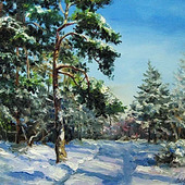 Картина "Зимний день"