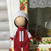 Текстильная кукла для интерьера