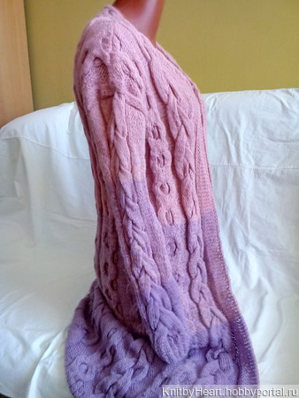    Pink Rose    Knit by Heart    