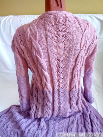    Pink Rose    Knit by Heart    