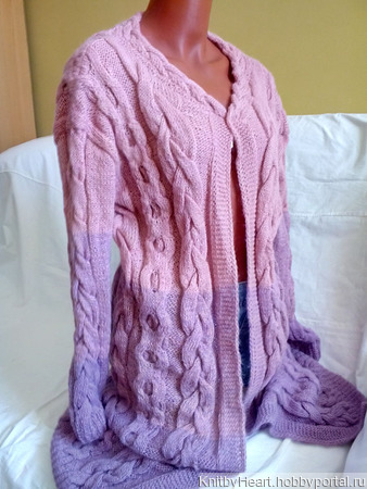    Pink Rose    Knit by Heart    