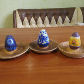 Тарелочки для пасхальных яиц