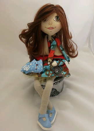 Кукла текстильная ручной работы на заказ