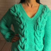 :      (sweater knitted)