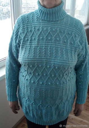 Пуловер женский ручной работы на заказ