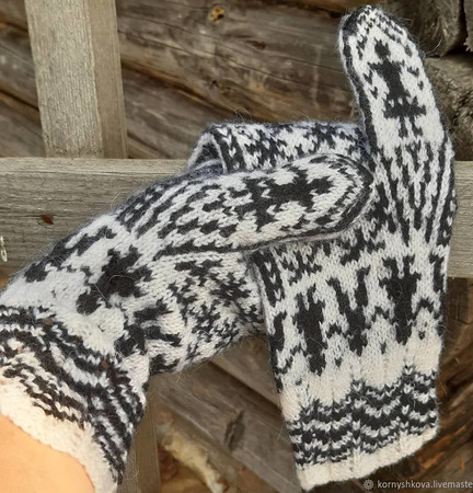 Norwegian Selbu Mittens Pattern Mönster