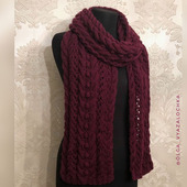 :       (scarf knitted)