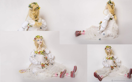 Авторская коллекционная кукла Ожидание чуда ручной работы на заказ