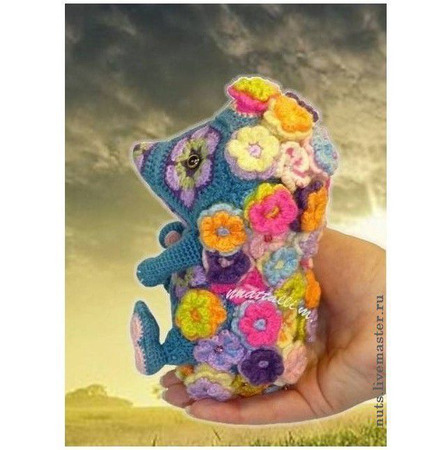 Мастер-класс ЕжеЦВетик игрушка из цветочных мотивов ручной работы на заказ