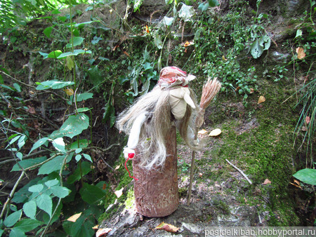 Народная кукла-оберег Баба Яга ручной работы на заказ