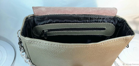 Кожаная сумочка с вышивкой ручной работы на заказ