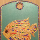 Доска разделочная "Золотая рыбка"