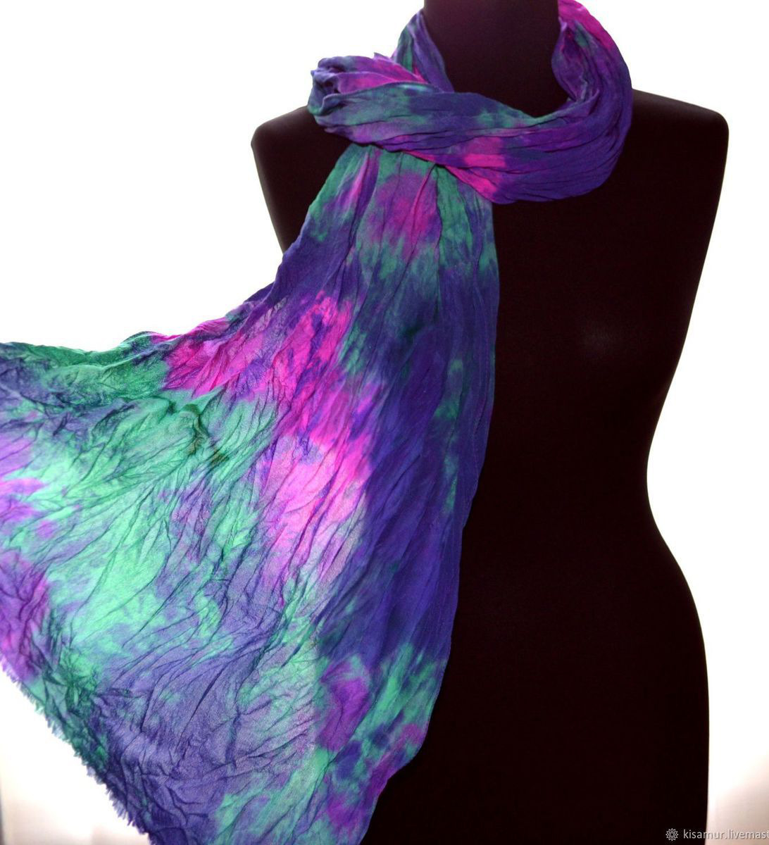 Цветной шарф. Цветной шарфик. Шарфики разноцветные. Женский шарф разноцветный. Разноцветные платки.