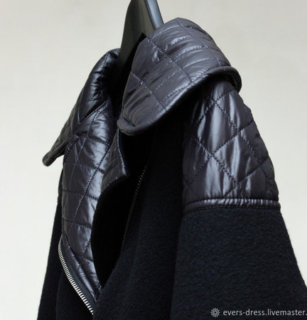Пальто "Тюльпан", стёганое, с утеплителем ручной работы на заказ