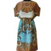 Платье из натурального шёлка "Восточные сказки"