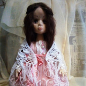 Текстильная шарнирная кукла "Милана"