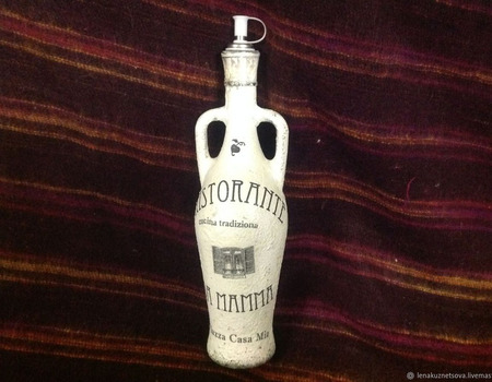 Декоративная бутылка для специй ручной работы на заказ