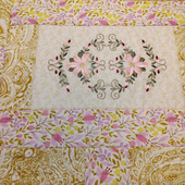 Чехол декоративный большой  для подушки "Розовое золото"