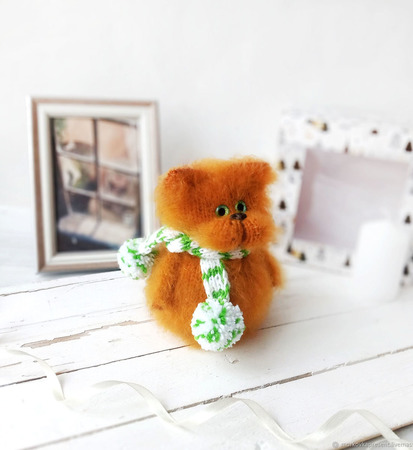 Котик Рыжик - интерьерная игрушка ручной работы на заказ