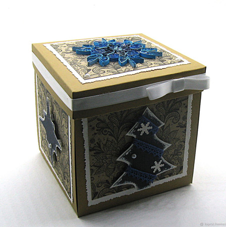 Волшебная зимняя коробочка ручной работы на заказ