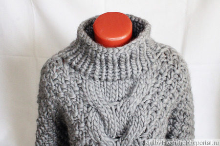 Вязаный свитер из перуанской шерсти ручной работы на заказ