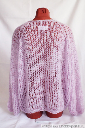 Вязаный свитер из кидмохера в Екатеринбурге ручной работы на заказ