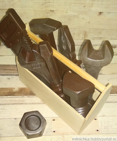 Шоколадные инструменты (7 шт) ручной работы на заказ