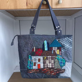 Текстильная сумка "Городок"