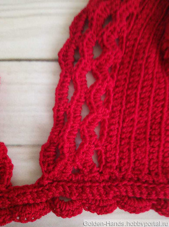 Купальник женский раздельный красный с завязками ручной работы на заказ