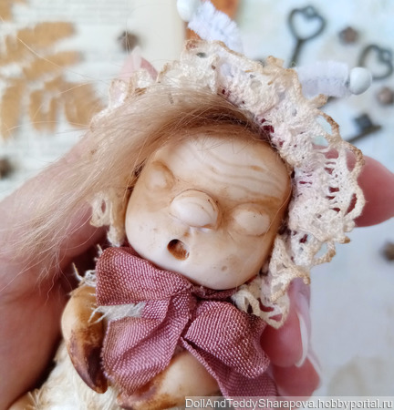 Авторская интерьерная кукла Моль ручной работы на заказ