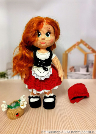 Кукла красная шапочка ручной работы на заказ