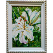 Картина Белая лилия, художник Любовь Прусик