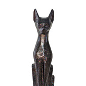Интерьерная статуэтка кошка полигональная