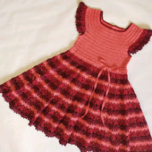 фото: вязаное платье