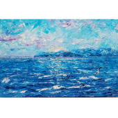 Картина Морской пейзаж, художник Любовь Прусик
