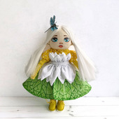 Текстильная кукла Нимфея