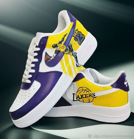 ��������� ����� Nike Air Force �������, ������, Lakers, ������ ������� ������ ������ �� �����