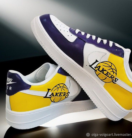 ��������� ����� Nike Air Force �������, ������, Lakers, ������ ������� ������ ������ �� �����