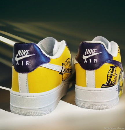 ��������� ����� Nike Air Force �������, ������, Lakers, ������ ������� ������ ������ �� �����