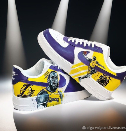 ��������� ����� Nike Air Force �������, ������, Lakers, ������ ������� ������ ������ �� �����