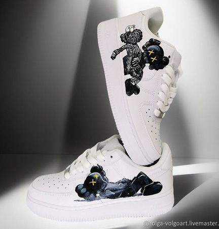 ��������� �����, ������ ����� Nike Air Force 1, kaws, ������ ������� ������ ������ �� �����