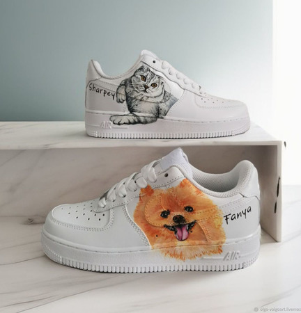��������� ��������� ����� Nike Air Force �������, ������ ������� ������ ������ �� �����